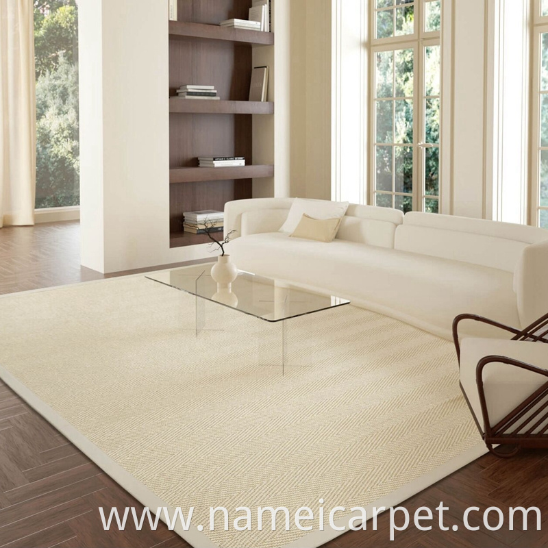 Living Room Natural Sisal Fiber Area Rugs Floor Mats 820 821